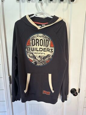 Disney Parks Star Wars Droid Depot Builders pullover hoodie